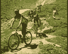 mountain bike in valle